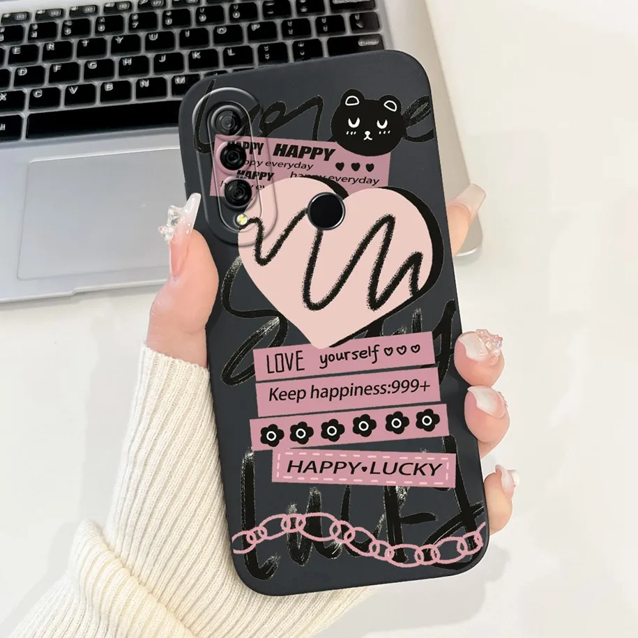 Cute Panda Rabbit Soft Silicone Phone Case for Huawei P30 Lite Nova 4e - Stylish and Protective Cover