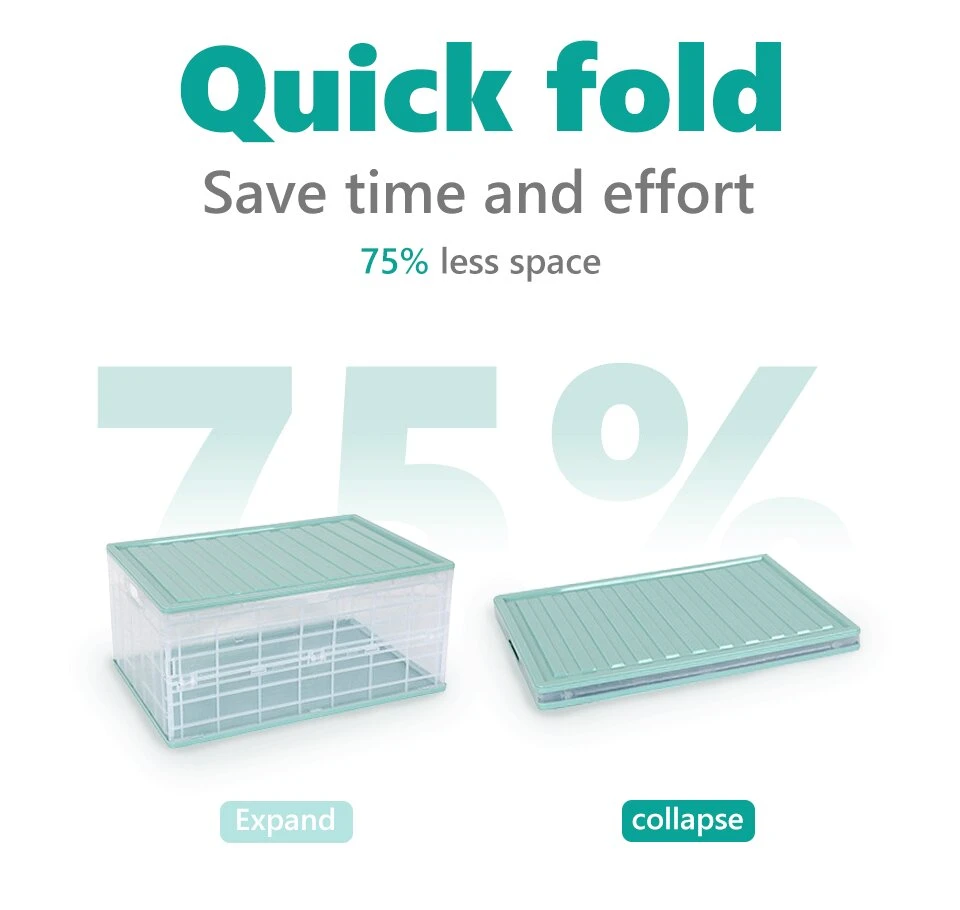Small Size Office Storage Box Basket Folding Case Collapsible Create