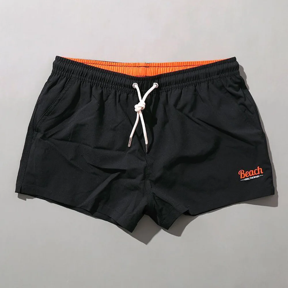 Mens Shorts Beach Quick-Drying Sports Gym Training Wear Pants Summer Versatile Solid Simple Trend Loose Daily Shorts Daily 2024 3