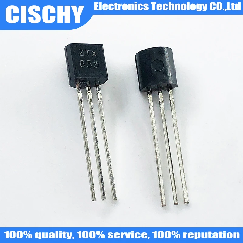

10pcs/lot ZTX753 ZTX653 TO-92 In Stock