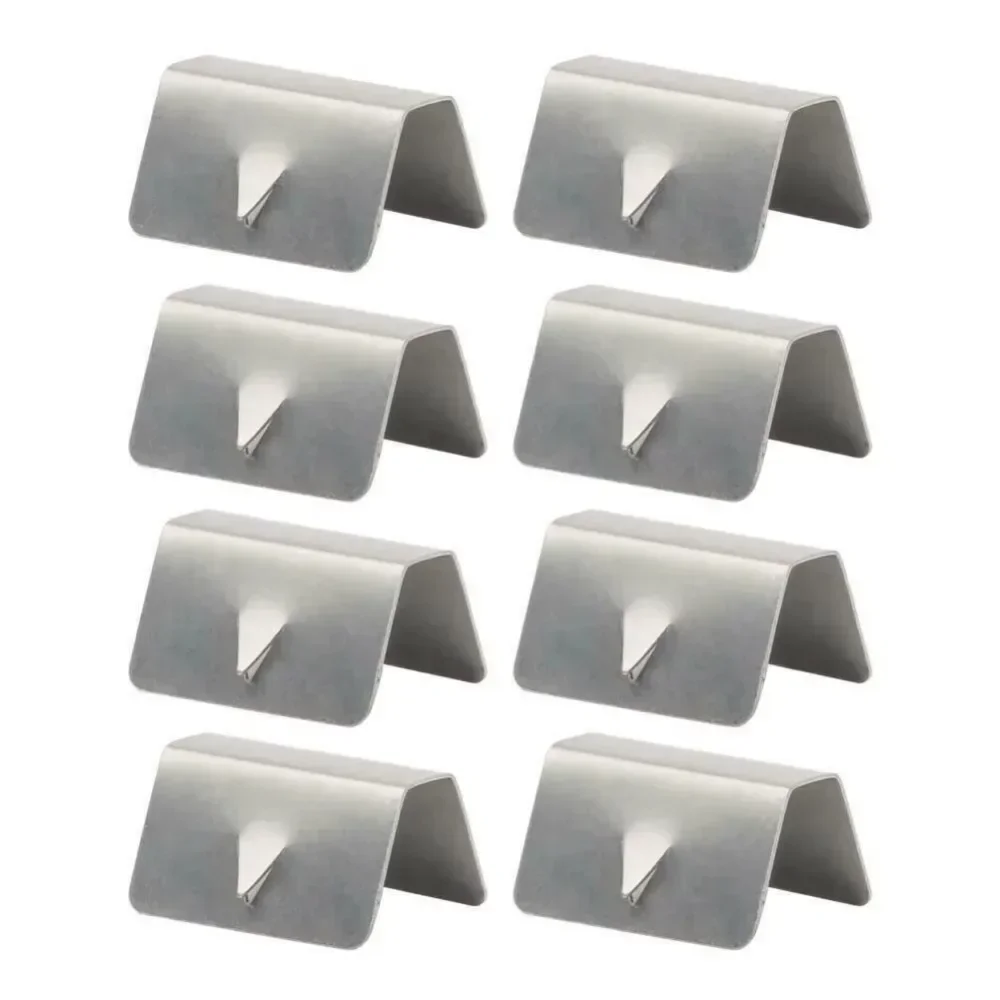 12Pcs Wind Rain Deflector Channel Clips Wind/Rain Eyebrow Clips Stainless Steel Car Window Deflectors for Heko G3 SNED