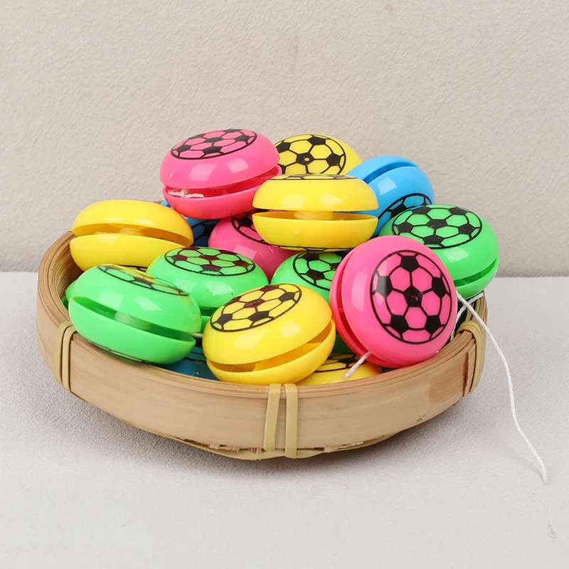 12/20Pcs Mini Football Yoyo Balls Kids Sports Soccer Birthday Party Favors Goodie Bag Pinata Filler Toys Boy Girl School Gift