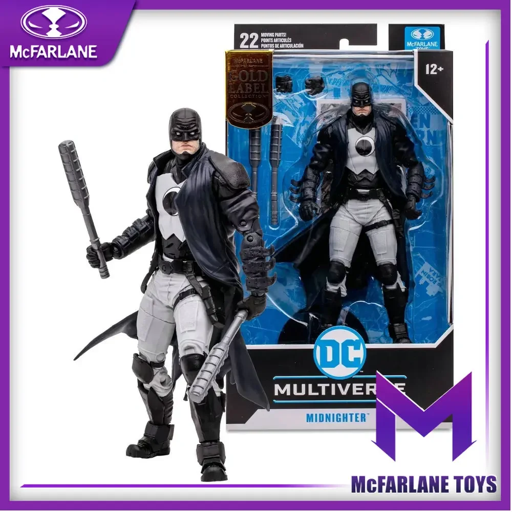

Женская фигурка Midnighter (DC Classic), фигурка с золотой этикеткой, подвижные фигурки 7 дюймов, игрушечная ручная марионетка, детская коллекция игрушек
