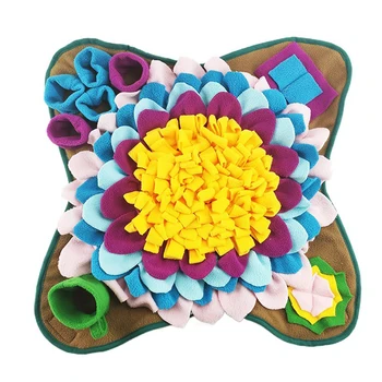 Pet Snuffle Feeding Mat Pet Dog Snuffle Mat Encourages Natural Foraging Skills Dog Puzzle Toys for Slow Eating & Smell Training 6