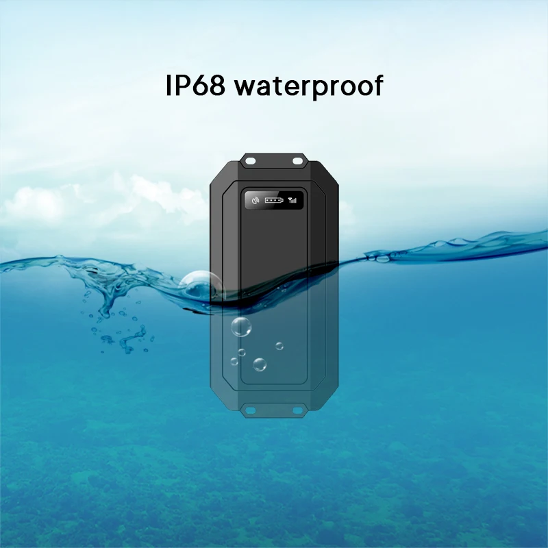 Fleet Management Tracking Device Motorcycle GPS Tracker With Temperature Sensor Removal Alarm