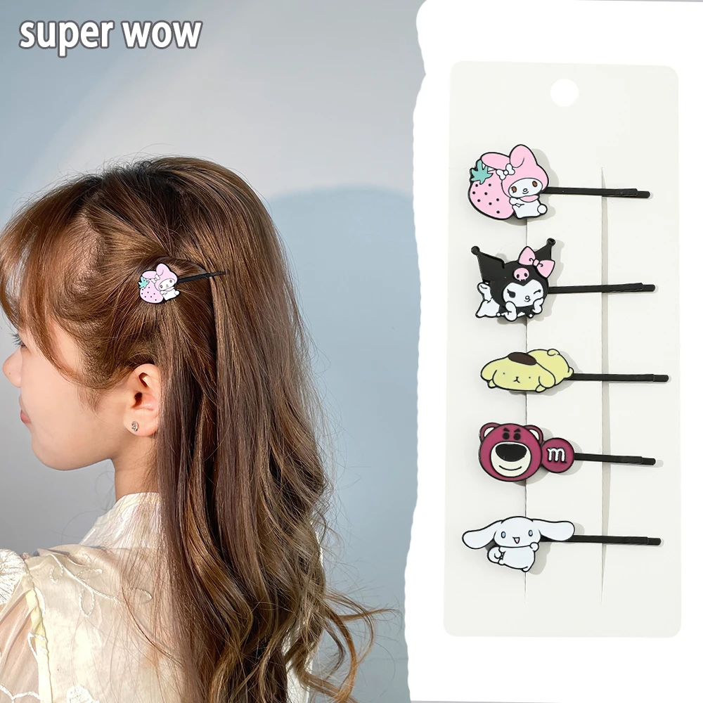 Cute Girls Cartoon Animal Colorfur Hair Pins Bambini Sweet Hairclip Strawberry Bear Barrettes Accessori Per Capelli Moda Per Bambini