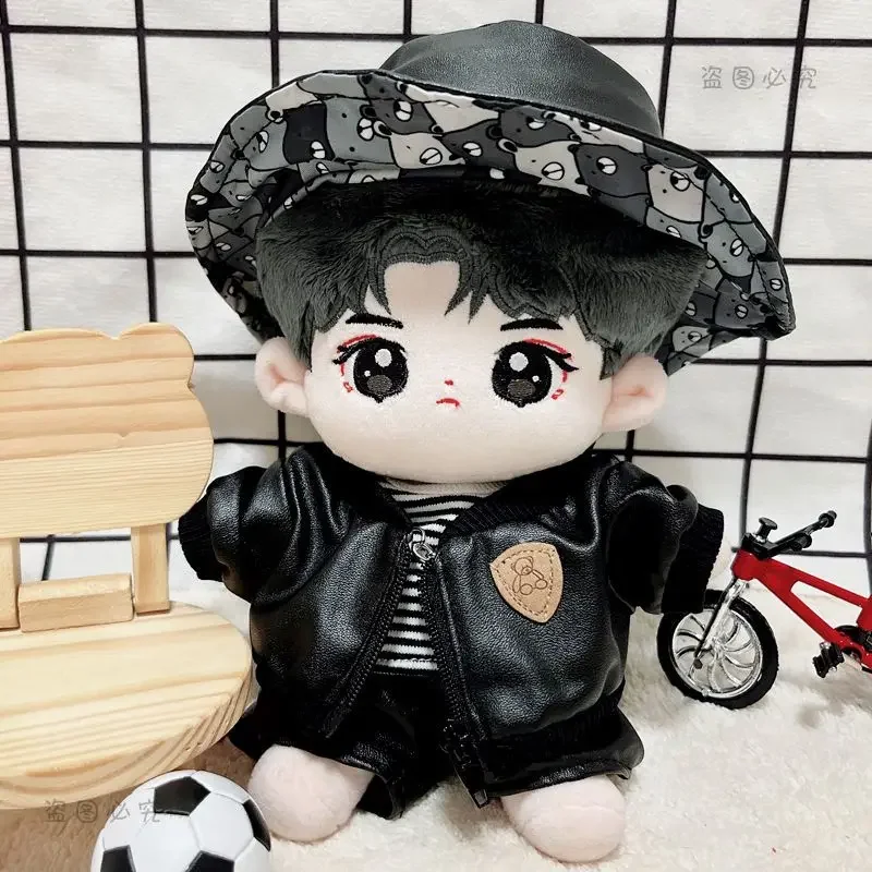 Cotton Doll 20cm Baby Clothing Star Doll Normal Body Fat Body Naked Baby Leather Skirt Set 6