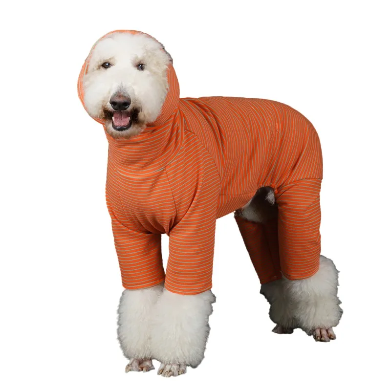 

Зимняя одежда для собак, комбинезон, шнауцер, самоид, Бордер, колли, гигантский пудель, лабрадор, Хаски, золотистый ретривер, одежда для больших собак