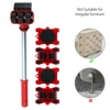 Heavy Furniture Lifting And Moving Tool Set Furniture Lifter With 4 Sliders Furniture Rollers For Heavy Items 3