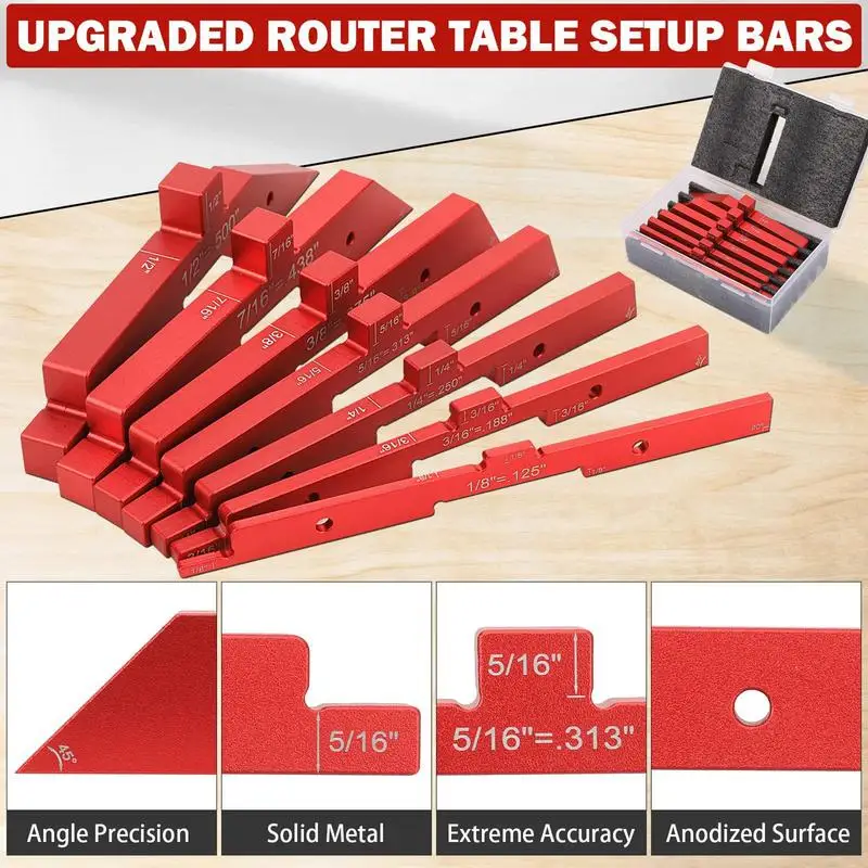 15-Piece Metric Gage Block Set - High-Precision Aluminum Alloy Setup Blocks For Calibration & Measurement (Blue)