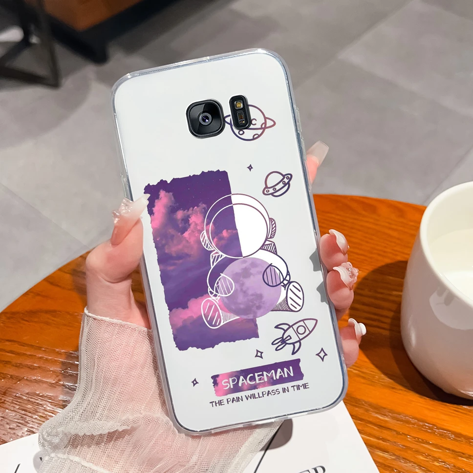 Transparent Floral Silicone Phone Case - Elegant & Protective Back Cover