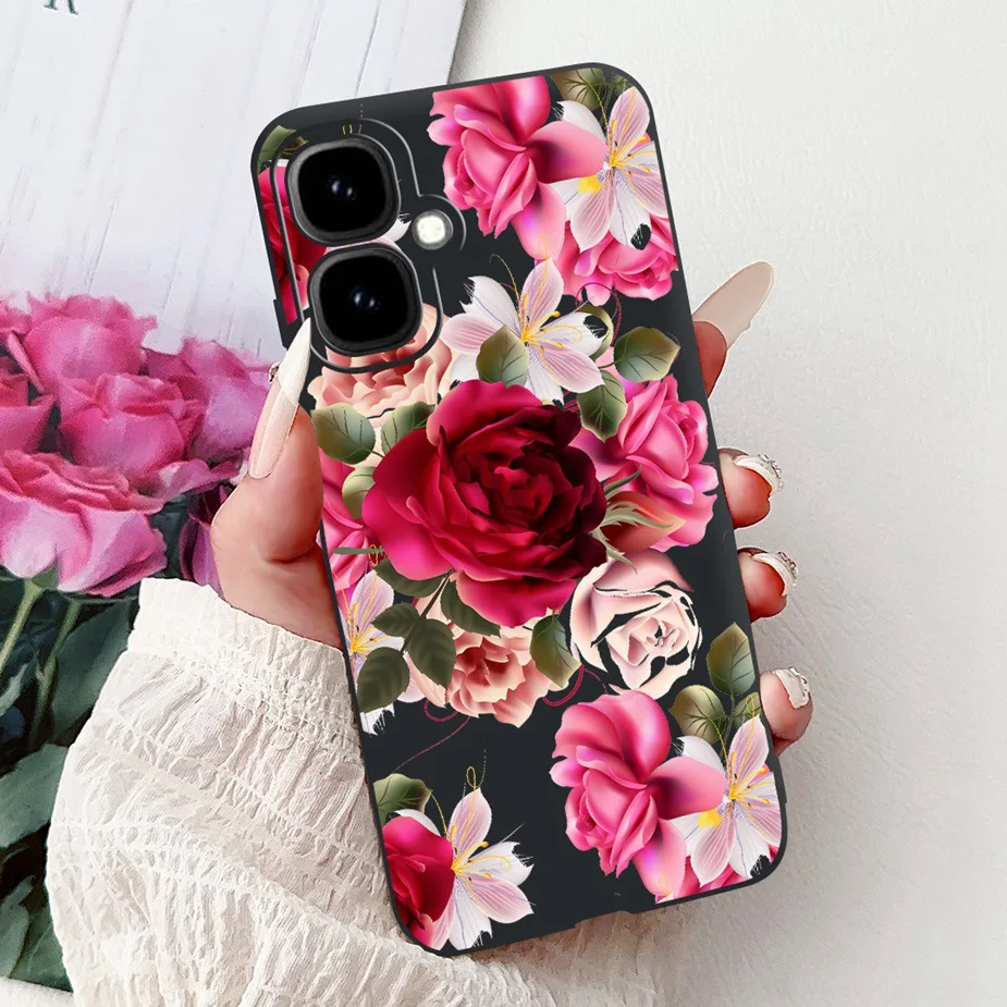 Stylish Painted Soft Silicone Phone Case for Infinix Smart 10 Series
