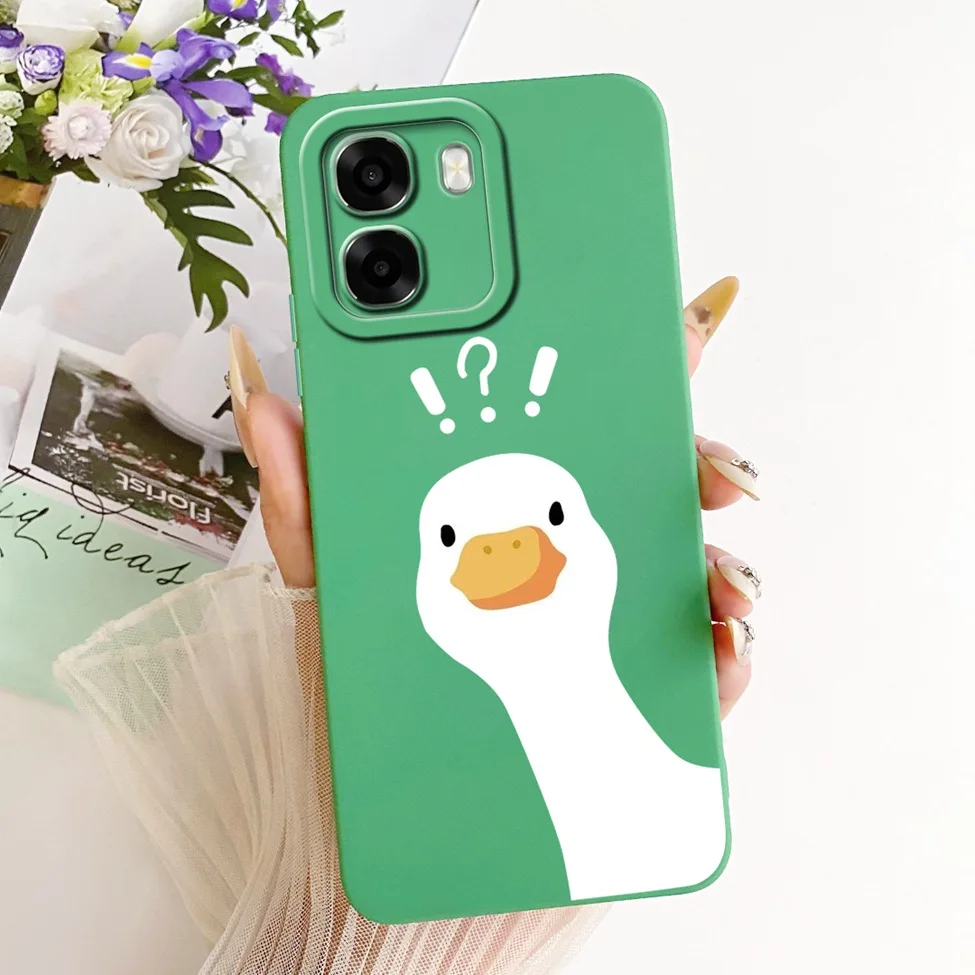 Luxury Fashion Cute Painted Silicone Case - Oppo A6 Series