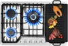 Bulit-In Gas Cooktop with Griddle, 5 Italy SABAF Powerful Burners Over 92% High Efficiency, Max 48300BTU Gas Stove Top, 304 Stai 1
