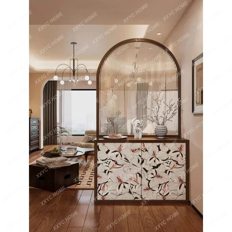 

Простая Современная входная дверь, гостиная, шкаф для обуви Changhong, стеклянные подземные экраны, столовая, ванная, закрывающая дом