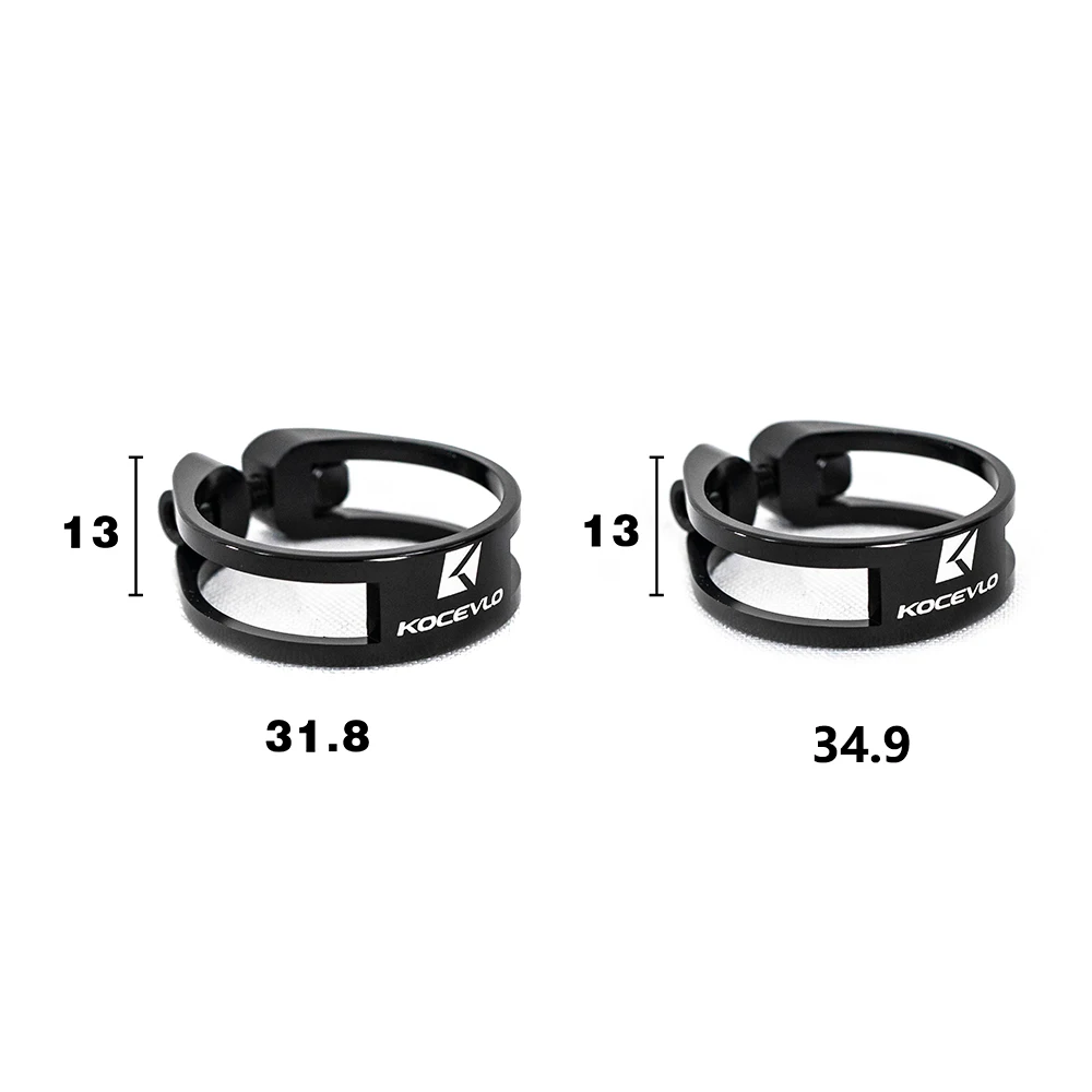 Description Picture 3 of itemKOCEVLO Seatpost Clamp 31.8/34.9mm Aluminium alloy Seat Tube Clamp ultralight 8g Titanium Screw