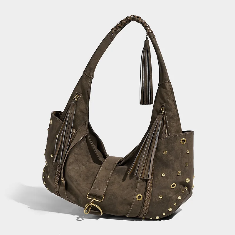 Trendy Design Large Tote Handbags and Purses Women Shoulder Bags New Vegan Leather Ladies Travel Shopping Bag High Quality