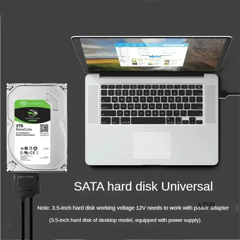 5Gbps ���� �ø��� ATA �ϵ� ����̺� ����� USB 3.0 - SATA 3 ���̺� (3.5/2.5��ġ ���� HDD SSD SATA to USB ��ȯ��)