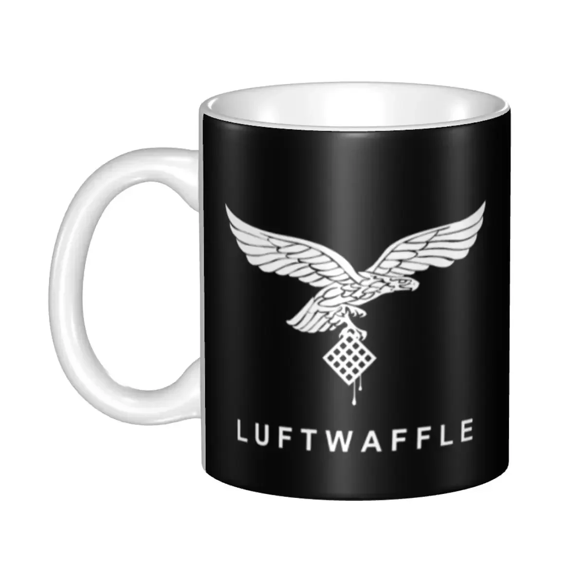 Tazze Da Caffè Vintage Bianche Luftwaffe Personalizzate Fai Da Te Personalizzate German Air Force Germany France Ceramic Tea Milk Mug