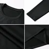 Compression T Shirt Men Summer Sportswear Running T-shirt Elastic Quick Dry Sport Tops Tee Athletic Gym Workout Shirts Men 2025 2