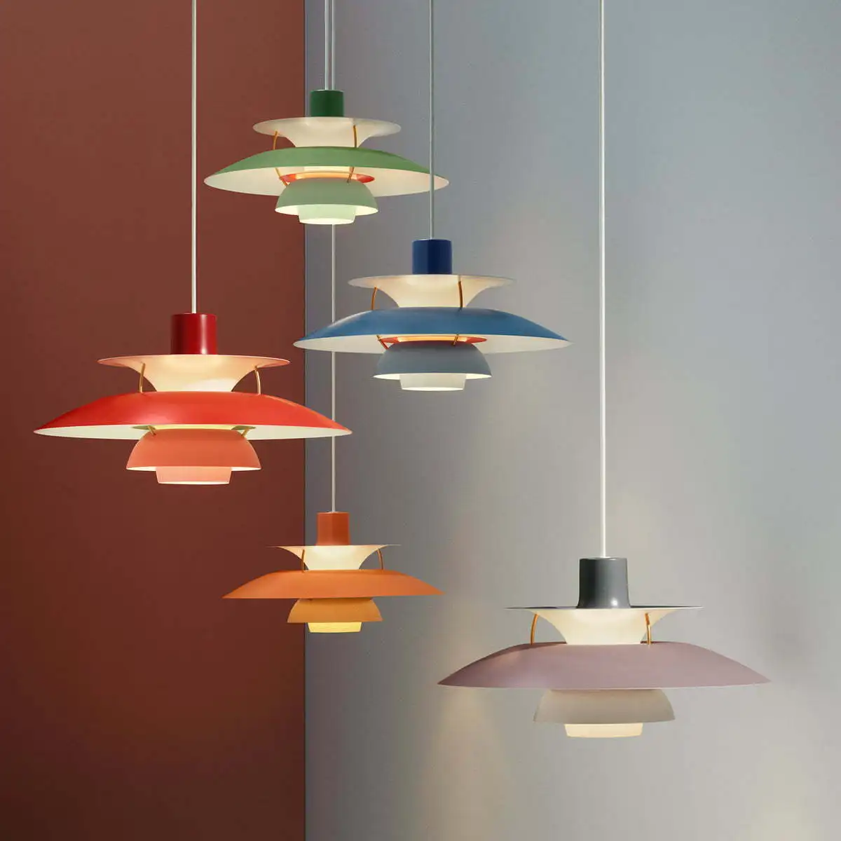 Modern Home Louis Poulsen Pendant Lamp Denmark Droplight Chandelier Ceiling Lamp 