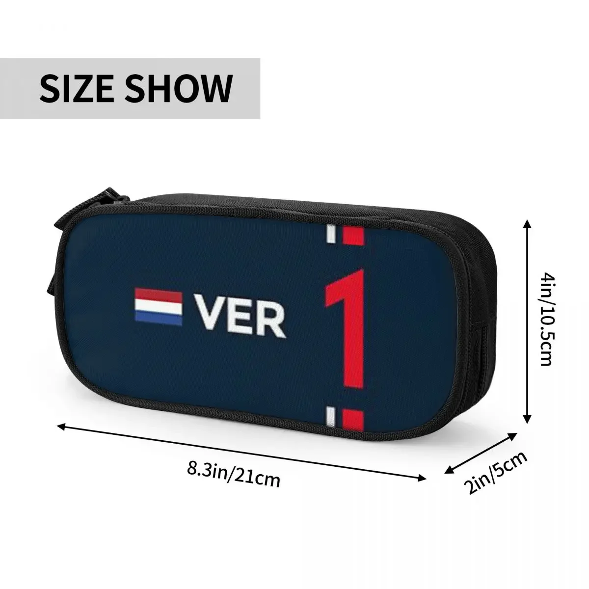 F1-#1 Verstappen Pencil Cases Large Capacity Pen Bags Pen Box Pencil Pouch For Boys Girls Students Stationery School