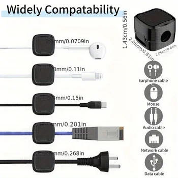 MagSnap Cable Manager – Hidden Magnetic Cord Clip (6/12/18pcs) 3