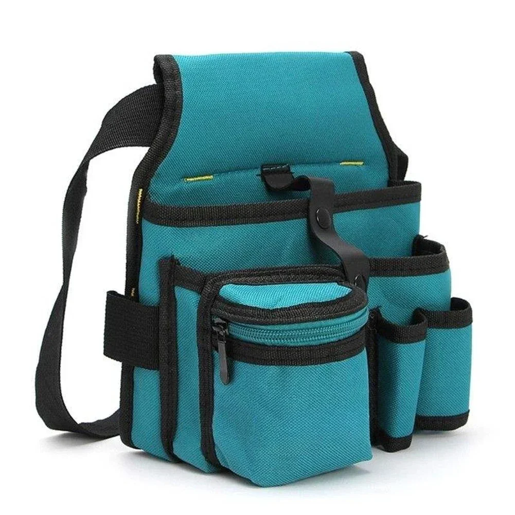 

Сумка для инструментов электрика, утолщенный поясной кошелек, органайзер для хранения инструментов, несколько карманов, ткань Оксфорд