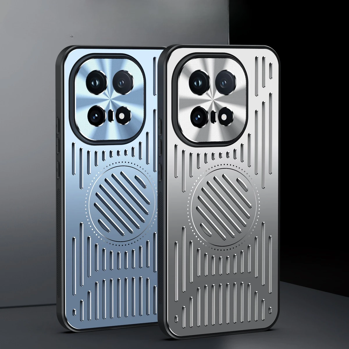 Aluminum Backplane Magnetic Cooling Case - Shockproof Metal Protection Cover