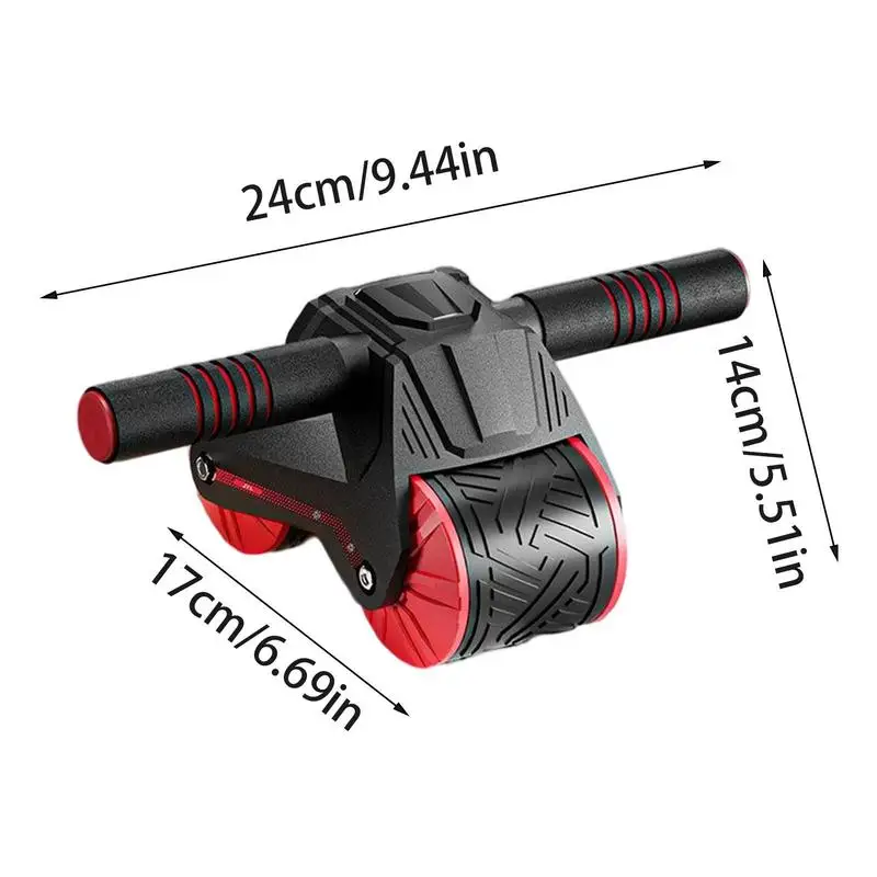 AB Roller Wheel Automatic Rebound Abdominal Training Equipment for Gym Strength Workouts Upgraded Exercising Wheel Roller Wheels