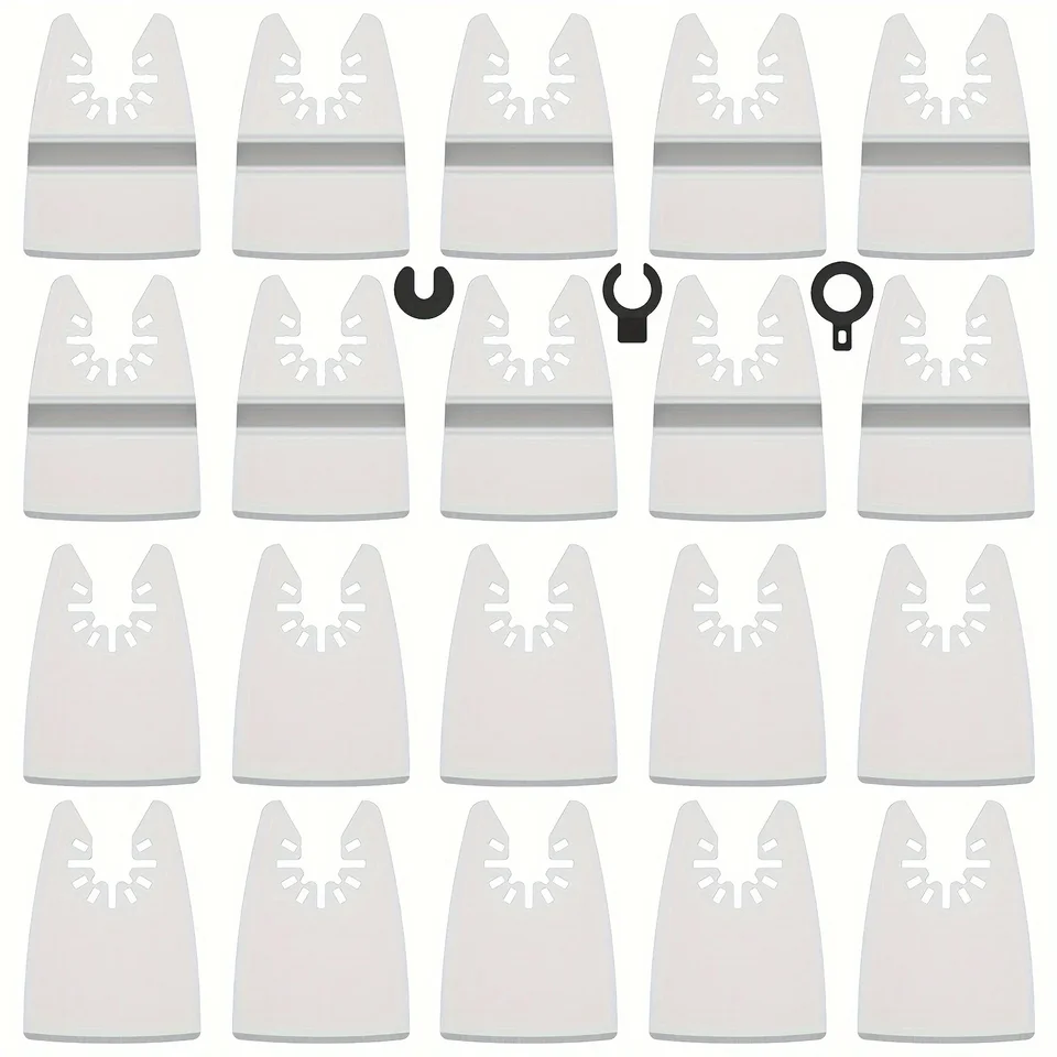 Juego De 12 Cuchillas Raspadoras Para Multiherramienta Oscilante - 10 Rígidas + 2 Flexibles, Ajuste Universal