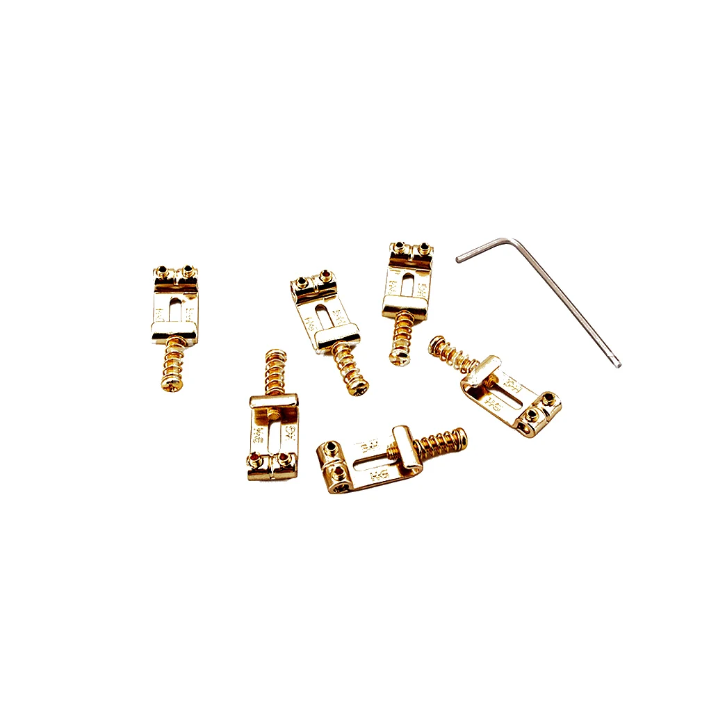 

Седло для моста электрогитары 6 шт. с винтами