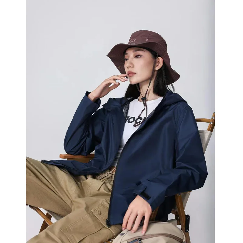 New Outdoor Camping Hiking Jackets Jaguar New Men's Breathable Waterproof Hoodie Windbreaker Adventure Jackets Casual Charge Win