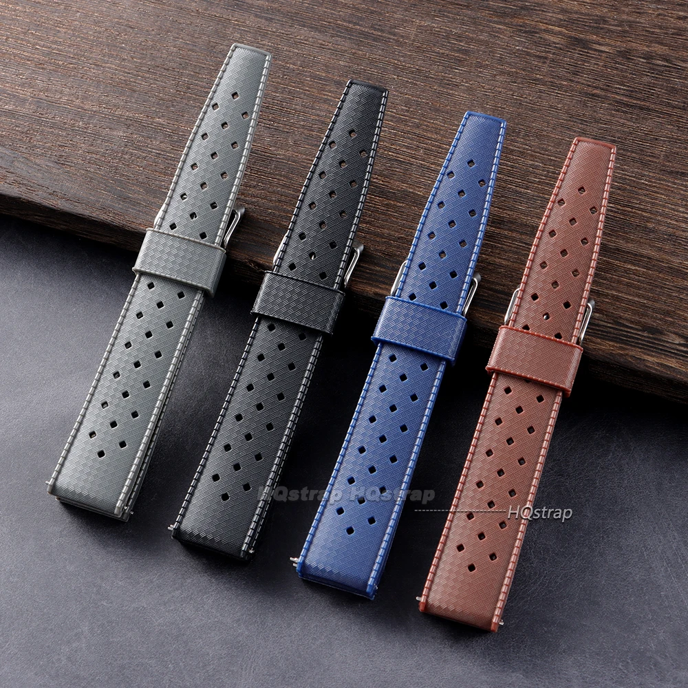 Tropical Waterproof Silicone Quick Release Watch Strap - Universal Wristband