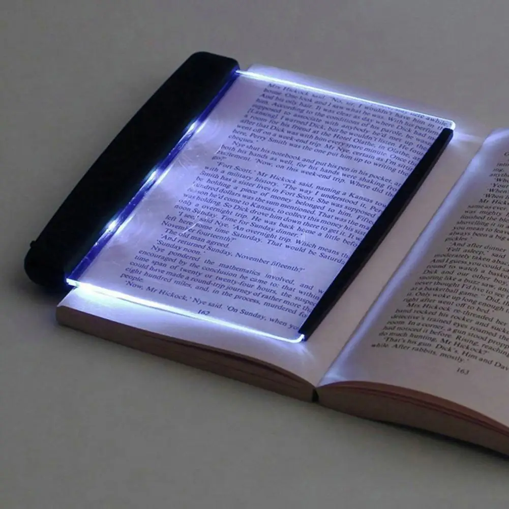 Reading Light Lightweight Portable Clear LED Book Full Page Light Durable Study Lamp Board for Home School