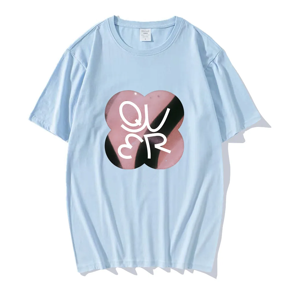 QWER Band Unisex Casual Cotton O-neck Streetwear T-shirt
