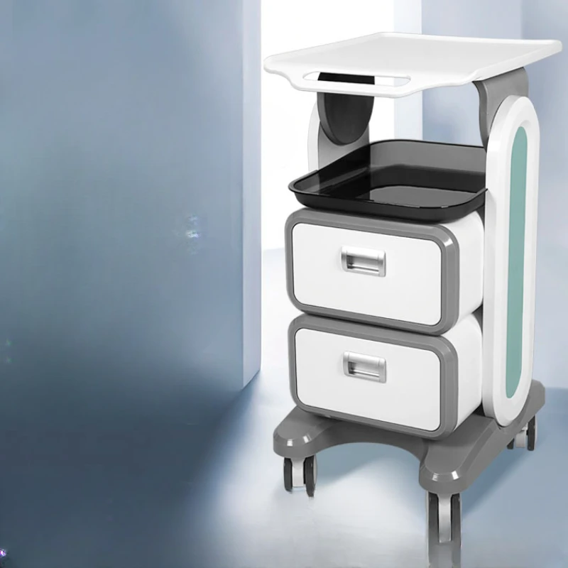 

Dental clinic oral cavity scanning medical mobile small cart treatment cart beauty salon cart barber shop tool cabinet