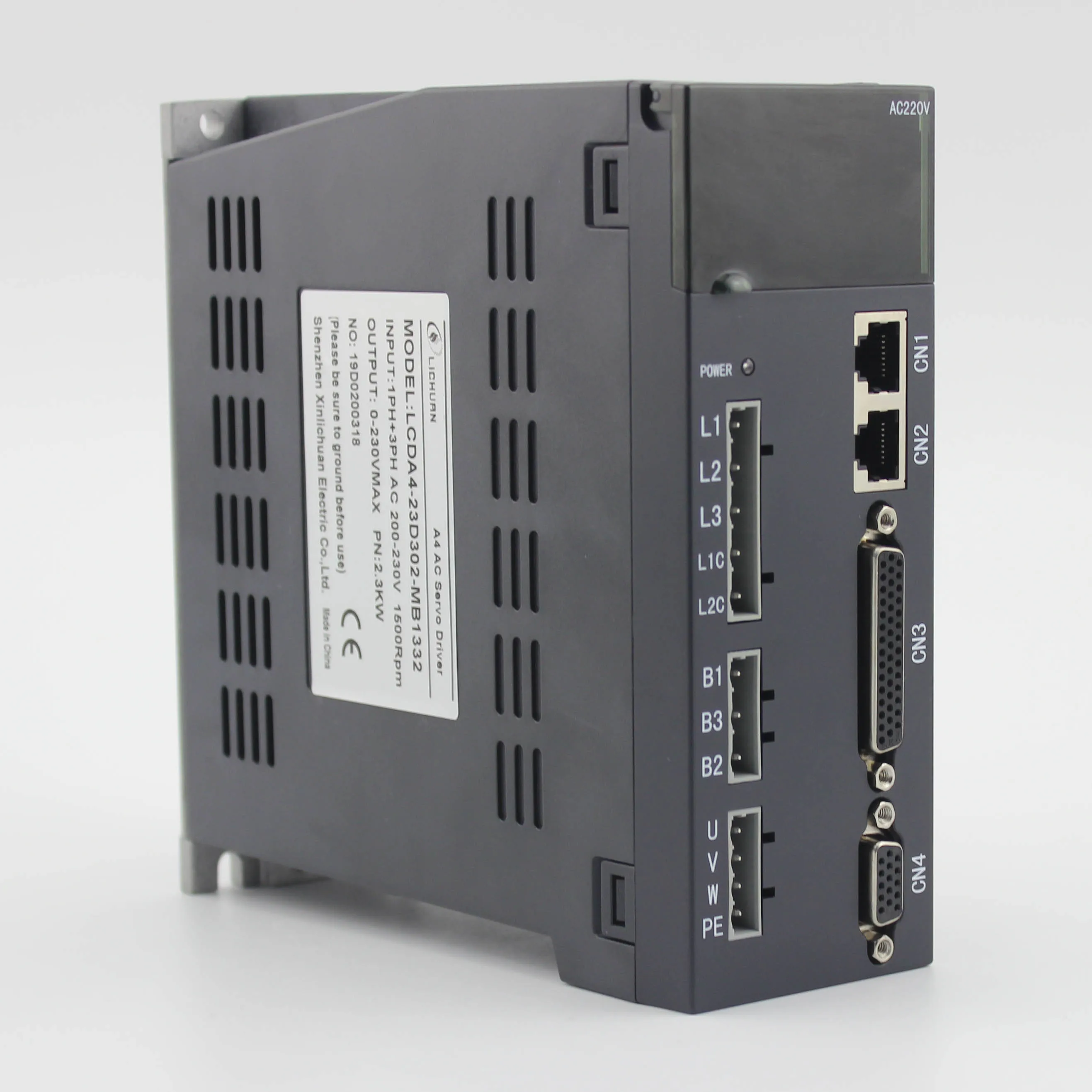 

Lichuan servo A4 series 200W servo driver LCDA4-02A202-LB632