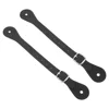 2 Pcs Adjustable Riding Belt With Spurs Premium Pu Leather Straps Equestrian Horse Riding Supplies Durability Boot Accessories 1