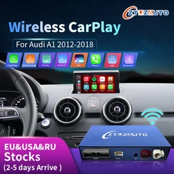 Wireless Apple CarPlay Android Auto Interface for Audi  A1 2011-2018, with Mirror Link AirPlay Navigation Car Play Functions