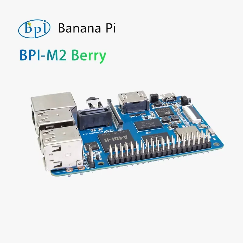 바나나 PI BPI M2 베리 올위너 A40i 1GB DDR3 SDRAM 쿼드 코어 오픈 소스 Cortex-A7 1GB DDR3 HDMI+WiFi&BT 4.0 SATA 싱글 보드