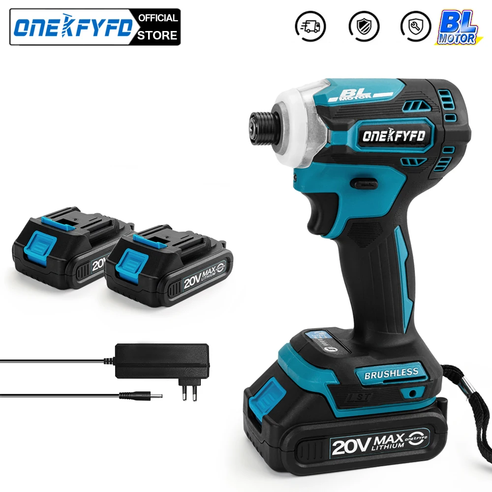 171 Electric Screwdriver Impact Wrench Brushless Cordless Rechargeable High-speed Drill Driver LED Light for Makita 18v Battery digital screwdriver wrench measure tester torque meter high quality force measuring instruments