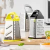 Multifunctional Vegetable Grater Chopper 4 Side Manual Stainless Steel Cheese Garlic Ginger Fruit Cutter Slicer Kitchen Gadgets