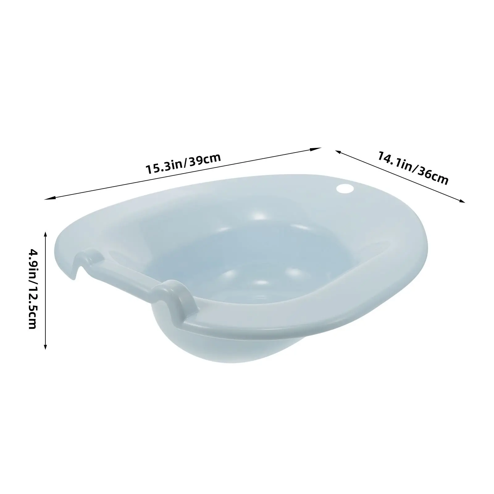 Toilet Sitz Bath Basin Sitz Bath Toilet Seat Wash Basin Private Parts Washing Basin for Pregnant Women Elderly Patient Toilet Sitz Bath Tub Bidet