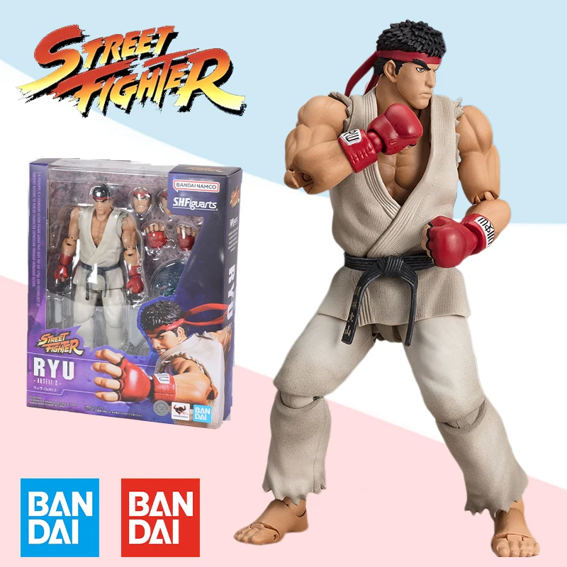 

Bandai Original BOX S.H.Figuarts SHF STREET FIGHTER RYU OUTFIT 2 action figure anime model kit finished toy gift for kids