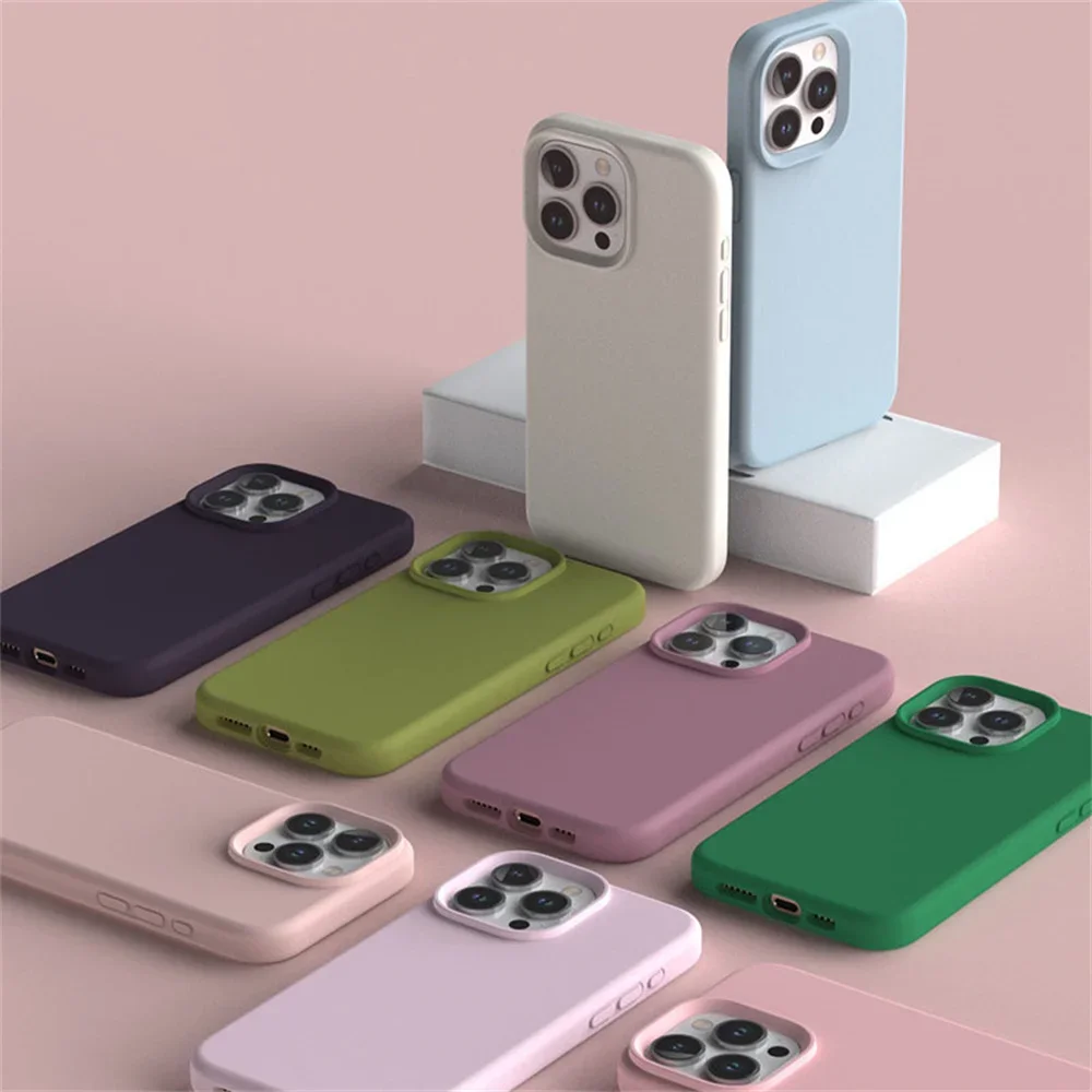Premium Liquid Silicone Shockproof Phone Case - Luxury Protection in Sleek Design