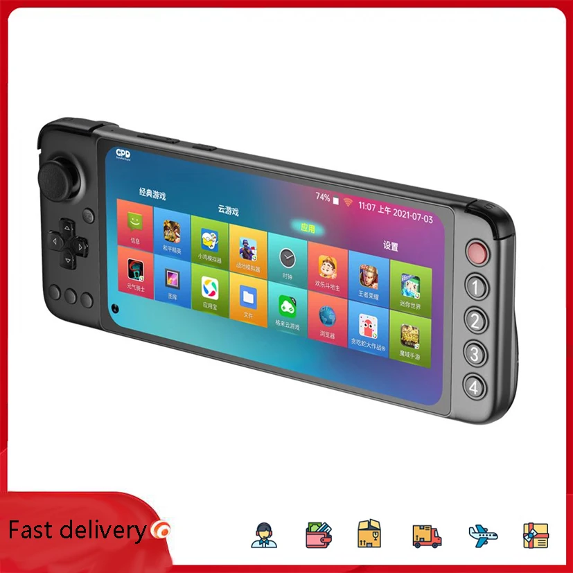 Ayn Odin Pro 5.98Inch IPS Screen Handheld Game Player Android 11 SD845 8G  128G/256G 2.4G/5G Wifi Bluetooth Portable Console - AliExpress