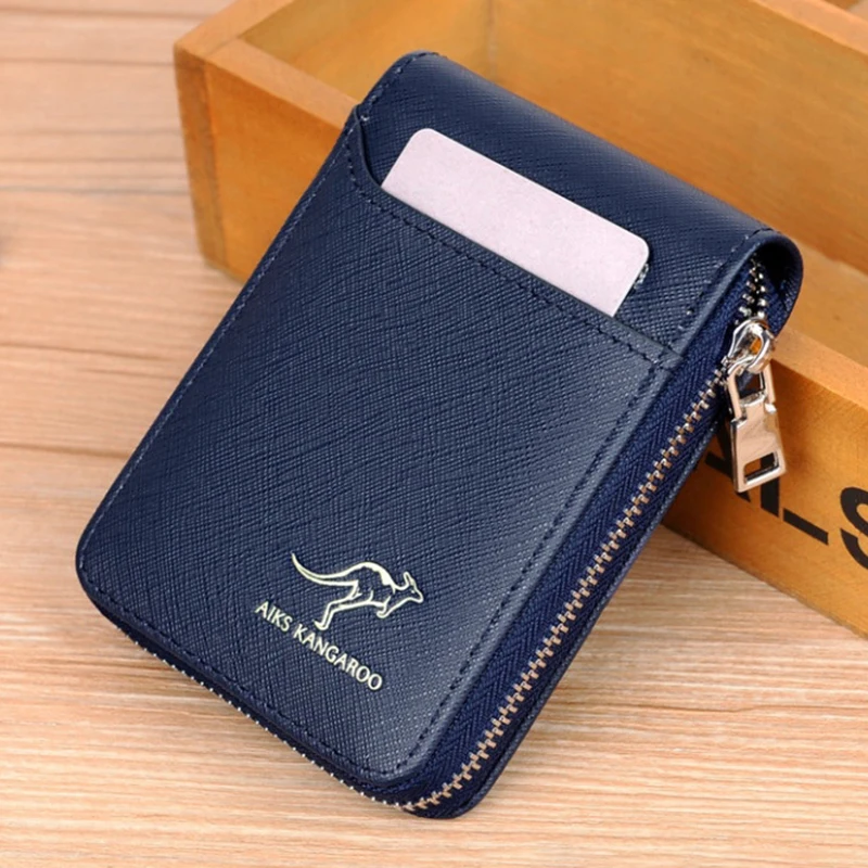 Luxury PU Leather RFID Wallet – Elegant Cardholder