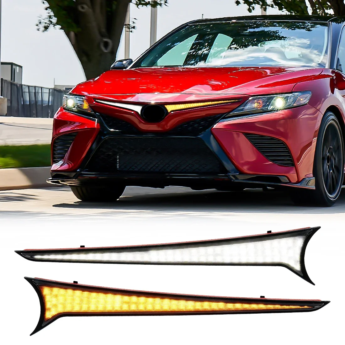 トヨタ 70カムリ LEDデイタイムランニングライト スモークタイプ