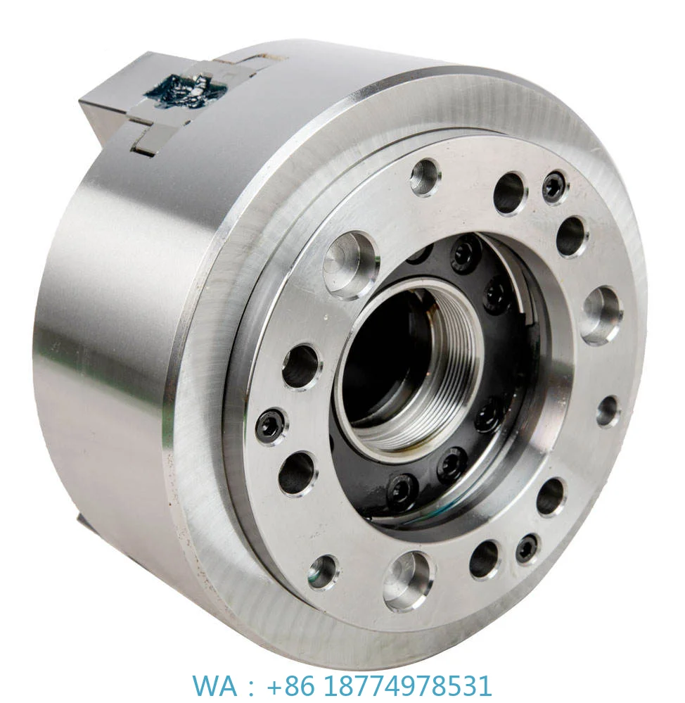 파워 척 KT08-3 A5 스틸 0.02mm 정밀도 클램프 CNC 선반용 3조 유압 척..